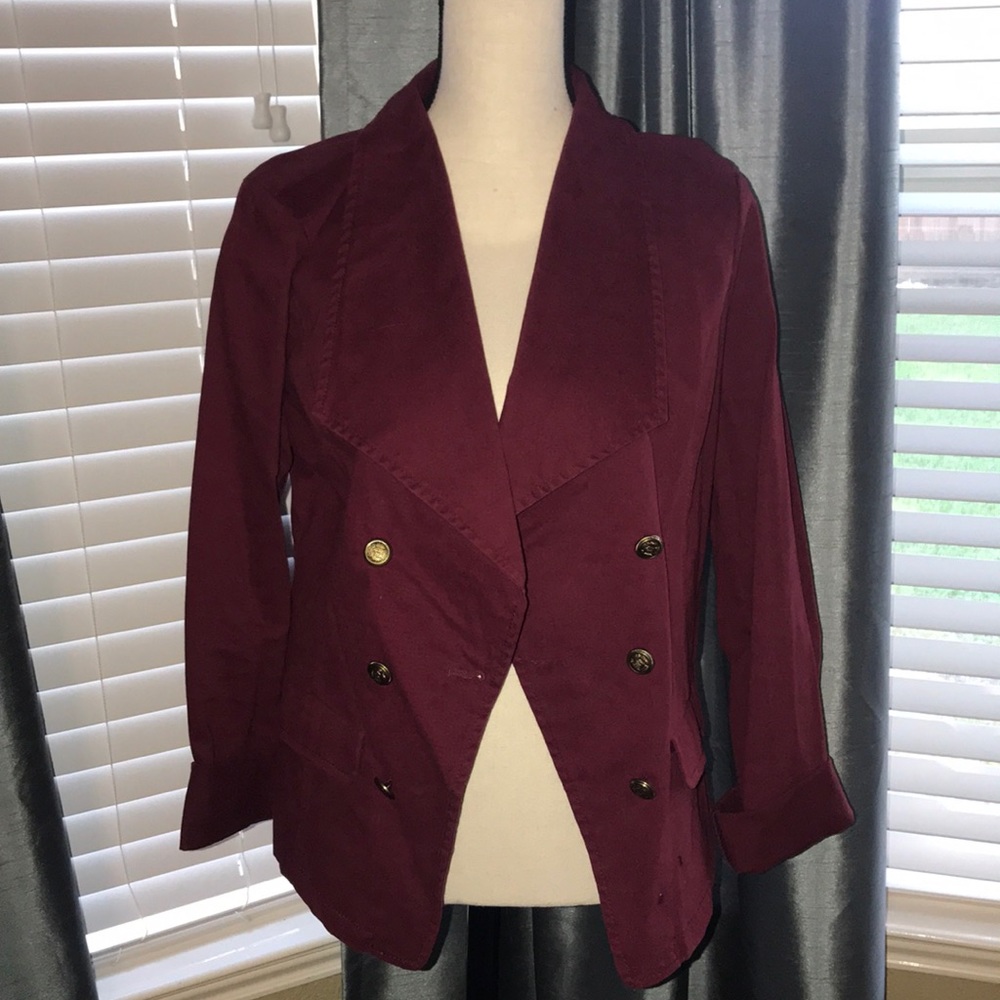 Burgundy Jacket